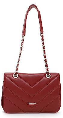 Tamaris Umhängetasche Madlin 32653 Damen Handtaschen Uni darkred 606