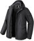 Pioneer Camp Herren Winterjacke Wasserdicht Wintermantel Herren Warm Fleece GefüTtert Winddicht Parka Herren Winter Mit 9 Taschen MäNner Outdoor Softshelljacke Mit Kapuze Schwarz XXL