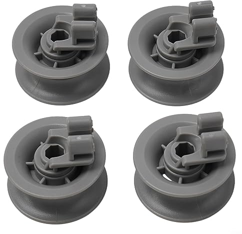 for HPLIVE 4x Dishwasher Upper Basket Wheel Basket Roll For Dishwasher Top Basket For 611666