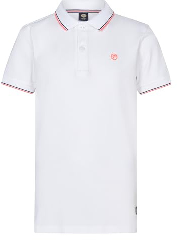 Petrol Industries - Klassisches Poloshirt Castaway Weiß 140