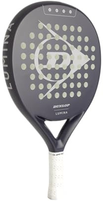 DUNLOP Racchetta Padel Lumina Dark Grey - Esclusiva Amazon - Telaio in grafite, anima Pro EVA, 365g