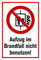 Melis-Folienwerkstatt Schild - Aufzug benutzen verboten - 60x40cm - Bohrlöcher - 3mm Aluverbund – S00355-041-B 20 VAR