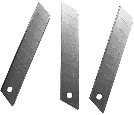 Cuchillas de repuesto de 18 mm para cuchillas de alfombras cuchillas de corte (1000 piezas)