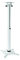 INOTEK PCM 200 50-77-W Support Plafond pour Vidéoprojecteurs avec Mat Réglable de 50 cm à 77 cm - Blanc