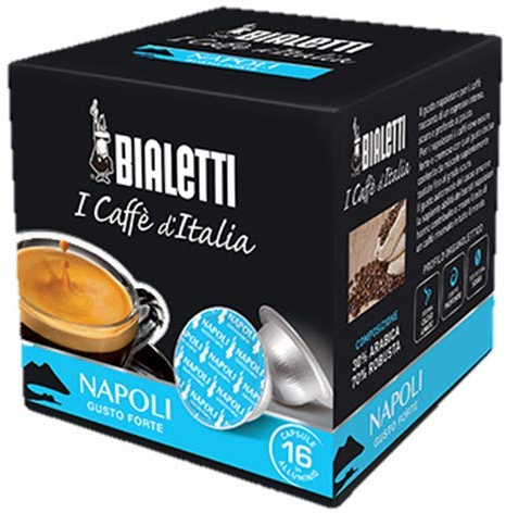 Bialetti Mokespresso I Caffe' d'Italie Napoli 384 capsules en aluminium