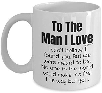 Best boyfriend gifts for men, Valentines romantic presents for him, Fathers day Coffee mugs tea cups, Christmas i love you - wm3613
