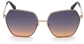 GUESS Damen GU7785 Sonnenbrille, shiny rose gold, 63