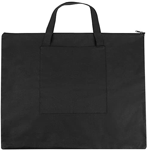 A2 Art Carry Bag Folding Canvas Art Portfolio Carrying Bag Waterproof Drawing Board Bag for Painting Sketching Portable Art Supplies Tote Bag for Drawing Board Paints Pencils