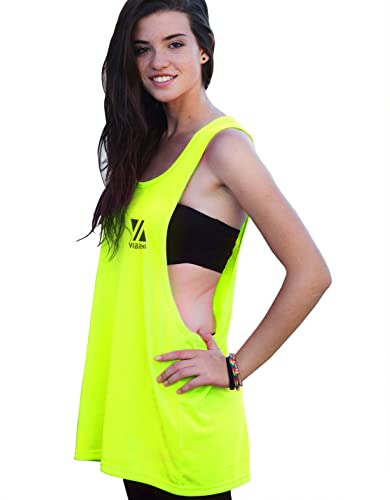 Vibrha Debardeur Sport Femme – Débardeur de Gym pour Entraînement, Danse, été, Disco/Tank Top Women/Ensemble Sport Femme Fitness Tank Top, vêtements Sportifs et Fitness