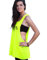 Vibrha Tanktop Damen Sport - Oversized für Tanz Yoga Workout Bodybuilding/sportkleidung Frauen, neon Shirt Damen, Sport Kleidung Frauen/discokugel kostüm, Women Disco top