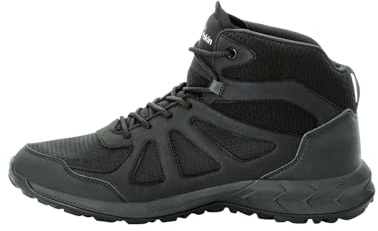 Jack Wolfskin Men's Hiking Shoes, Black, 47 EU
