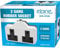 Rubber Extension Socket 2 Gang - 13AMP, 240V Ac, Cable, Electric Mains Power Socket, Plug, Amp,Volts | UK Plug, 3 Pin Socket Outlet | Ideal For Emergency Use