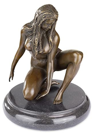 Moritz Bronzefigur Weiblicher Akt Höhe 20 cm 2,7 kg Skulptur Statue Antik