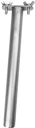 Ipetboom Jaulas De Pájaros para Loros Accesorios Periquitos Piedra De Moler Pico De Pájaro Perca Perico Soporte De Percha para Loros Percha De Lima De Uñas De Pájaro A Su Acero Inoxidable