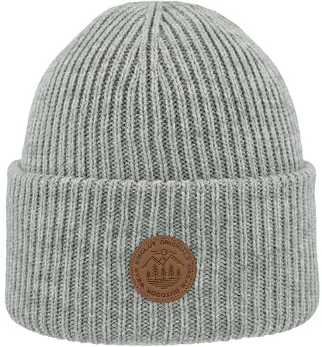 Eisglut Unisex Unityo Strickmütze, Silber Mel, One Size