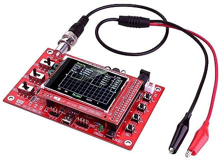 Treedix Oscilloscopio DIY Kit Oscilloscopio digitale portatile 1msps tasso di campionamento in tempo reale 2.4 pollici TFT Display
