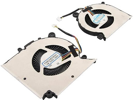 Gugxiom Ventilador de Refrigeración para Portátil MSI GF76 GF66 GL66 MS 1581 con Conector de Alimentación de 4 Pines, Material Premium, Fácil de Instalar, Tamaño (Ventilador de