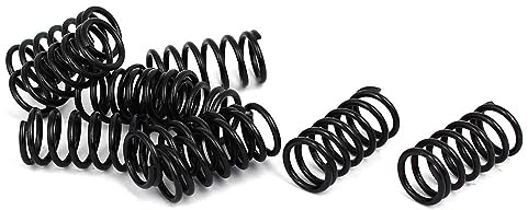 TOP-VIGOR Compression Spring, 10mm OD 1.2mm Wire Size, 20mm Length, 10Pcs | Extended Extended Mechanical Tension Spring, Metal Coil Springs Torsion Springs for DIY, Home, Automotive Repairs