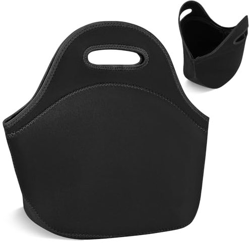 Desing Wish Bolsa Termica Porta Alimentos Mujer Hombres Neopreno Porta Bolsa Comida Trabajo Bolsa Merienda Fiambrera Bolsas