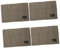 HOMSFOU 4 Stück Holzstuhl-Aufbewahrungstasche Nachttisch-Sessel Japanischer Bettrahmen Hängende Aufbewahrungstasche Sofa-Organizer Kinder-Aufbewahrungsbox Baumwolle