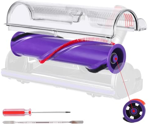 Brosse à rouleau et pied de rechange pour Dyson V8 SV10 Animal Absolute series 967483-01 967483-03 - Pièces d'aspirateur - Mise à niveau rapide à entraînement direct vers tête de peigne