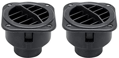 Surakey 2 Stück Standheizung Luftauslässe 42mm Auto Heizung Luftkanal Luftauslass Heizungskanal Zubehör Drehbarer Warmluftauslass für Luftheizung Standheizung Auto Bus Boot Entlüftung Auslass