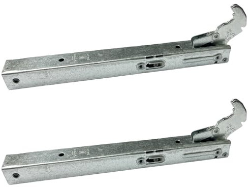 Whirlpool Hotpoint Ariston - Kit 2 cerniere 230 x 23 mm. porta forno con triplo vetro C00345082-481010593168 - KCF2597/OR - Prodotto originale