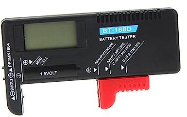 Angoily Battery Tester Digital Aa Aaa 9v Volt Checker Portable Power Tester Easy-to-read Lcd Display