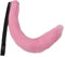 Qinlenyan Imitation Fuchsschwanz gefälschte Katze Weich Fuzzy Plüsch Cosplay Verstellbarer Taillenumfang Elastisches Band Club Tanz Party Kostüm Rosa