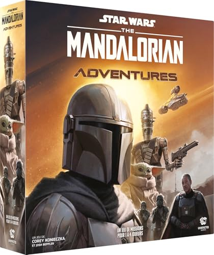 Asmodee Unexpected Games Star Wars – The Mandalorian Adventures – Gesellschaftsspiele – Brettspiele – Kooperatives Spiel für Erwachsene und Kinder ab 12 Jahren – 1 bis 4 Spieler – französische Version