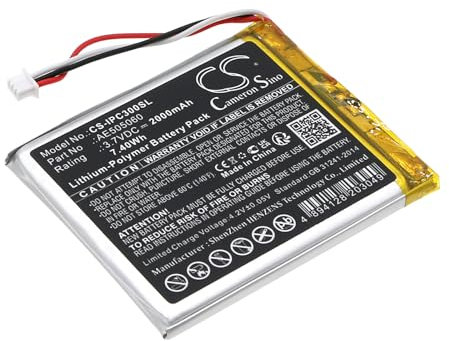 TCTK Akku 2000mAh Kompatibel mit A1040, A1059, iPod Classic 3rd, iPod Classic 4th Ersetzt AE505060