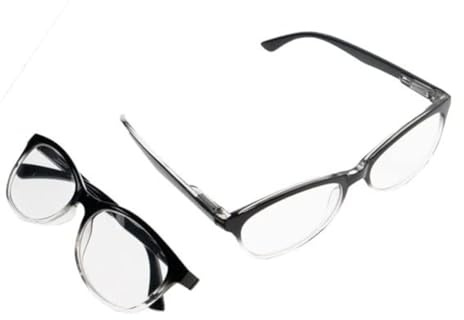 Farbwechselnde Lesebrille mit Anti-Blaulicht und automatischem Zoom, klare Fokussierung Brille mit automatischer Anpassung gegen Augenüberanstrengung, Sehbrille mit automatischer Anpassung (2 Stück)