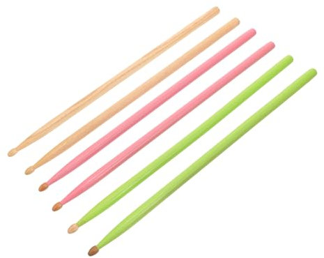 JOINPAYA 3paires De Batterie Pour Débutants Acoustiques Pour Pratique Et Percussion