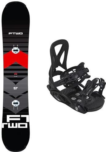 F2 Set Junior Snowboard Rental 135cm mit Bindung Eco Pure