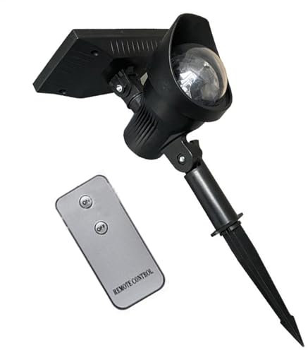 Projecteur solaire d'extérieur, projecteur solaire de Noël, lumières LED d'extérieur avec télécommande, projecteur solaire étanche, projecteur solaire multicolore, lumières LED de vacances en plein
