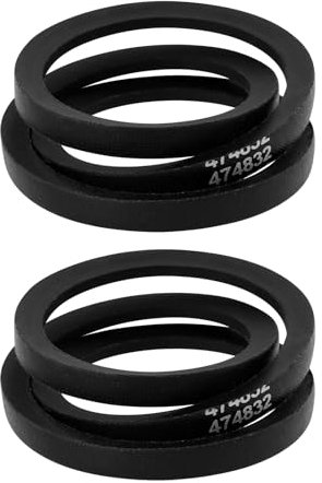 LT Easiyl 2PCS Courroies Trapézoïdales pour Tondeuses à Gazon 825Mm Rechange 474832 Compatible avec Highline 513PA Compatible avec ALKO Highline 523 SP Compatible avec Highline 523 SPA