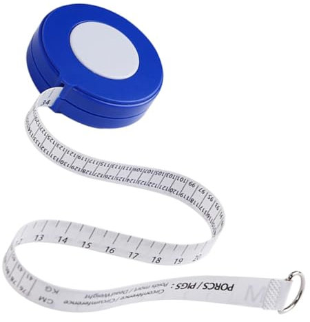 POPETPOP Maßband für Tiere Schaufelhalter für Haustierstreu automatisches Farbband Abs Schild NEIN Messung des Ziegengewichts Messgerät für Pferde messen einziehbares Seil PVC