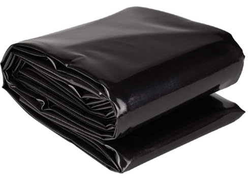 Yopappol Membrana de Estanque Grande 3x4m 4x5m 5x5m 6x8m Lona de Base de HDPE, película de Sellado Revestimientos de Estanque Koi Reforzados para estanques de jardín, Piscinas, acuicultura(6x6m)