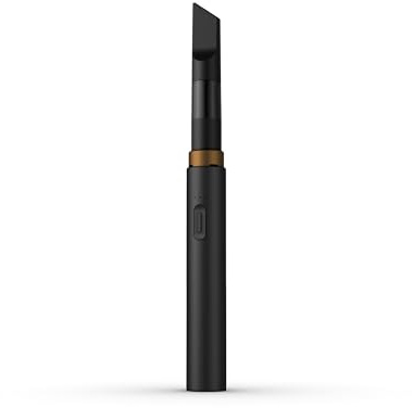 Vessel E-Zigarette Batterie Core 510 Gewinde, 4 Batterie Einstellungen, USB-C Kabel, LED Batterieanzeige, 260mAh Lithium-Ionen-Akku, Kräuter, Rauchen, Vape, Verdampfer Pen für CBD E-Liquid (Black)
