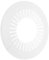 TOP-VIGOR 2 mascherine decorative per tubi da 75 mm-96 mm, in plastica PP, per tubo dell'acqua, linea di scarico, tubo di scarico del WC, decorazione per ingresso del tubo da parete e impianto
