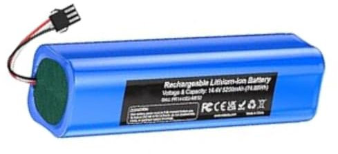 Zrksgbvyct Aspirateur 14.4v 74.8Wh 5200mAh Batterie Lithium. Compatible avec Laresar L6 Pro L’aspirateur