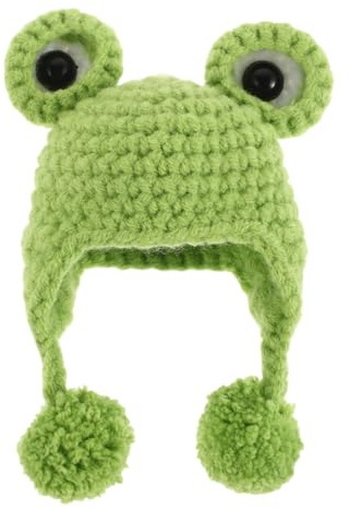 Gatuida PuppenmüTze Klein Mini Gestrickte MüTze für Puppenhaus Basteln Und DIY Projekte StrickmüTze für Puppen 3.94X2.95X0.79In