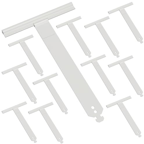 Zalava 12er Set Mini Rolladen Aufhängefeder, Befestigungsfeder aus Federstahl, Sicherungsfeder Stahlfeder, Rollladen Ersatzteile Kunststoffbeschichtet für Rolladenpanzer, Rollladenmotor