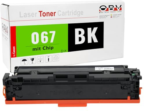 OBV 067 Toner Kompatibel für Canon i-SENSYS LBP-633Cdw LBP-631Cw MF655Cdw MF657Cdw MF651Cw MF655Cx Schwarz ca. 1.350 Seiten