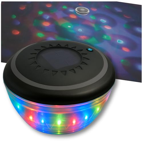 GAME Pool Lights -7 Modes 7 Color Effects, Easily Installable, Remote Controlled, Uses 6 watts Rechargeable batteries, For above ground pools