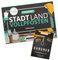 DENKRIESEN - Spar-Set – Stadt Land VOLLPFOSTEN® Job Edition + Hangman Classic Edition | Lustiges Spielblock-Set für Arbeit & Freizeit | Wortspiel & Ratespaß | Geschenkidee für Kollegen & Familie