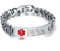 Grand Made Personalisierte medizinische Alert ID Armbänder 9 Zoll Silikon Einstellbare Sport notfallarmband für Herren damen Wasserdichte Alert damen Armband Free Gravur (A)