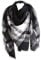 Rokmym XXL Damenschal, Streifenschal, Modequasten, weich, Damenschal, Wickelschal, Herbst, Winter, warm, Schlauch, Mehrfarbig Einheitsgröße