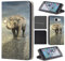 KX-Mobile Hülle für iPhone 7/8 / SE 2020 Handyhülle Motiv 1119 Elefant Lemur Tier Afrika Premium aus Kunstleder Beidseitig Bedruckt HandyCover Handyhülle für iPhone 7/8 / SE 2020 Hülle