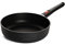 Woll Eco Lite Hochrandpfanne - Induktiv -, Ø 24 cm, 7 cm hoch, mit abnehmbarem Stiel - Geeignet für alle Herdarten, 100% recyceltes Aluguss, backofenfest, schwarz